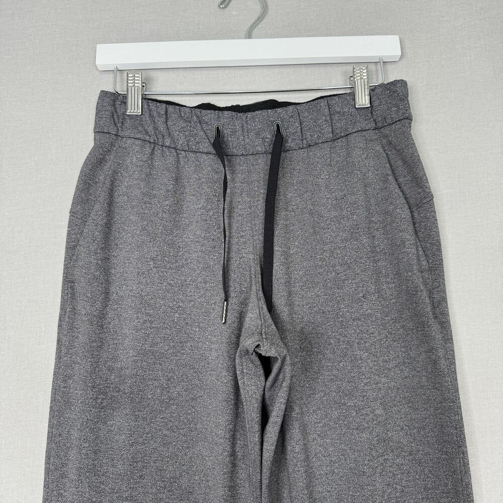 Lululemon Womens Sweat Pants 4 Heathered Gray On the Fly 7/8 Jogger Lounge Gym - Picture 2 of 15